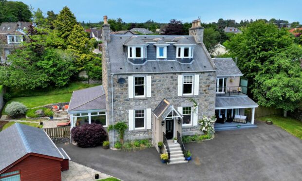 This stunning property in Bieldside is on the market for offers over £900,000.