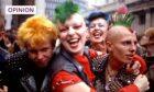 A pack of colourful punks, pictured in 1983 (Image: Nils Jorgensen/Shutterstock)