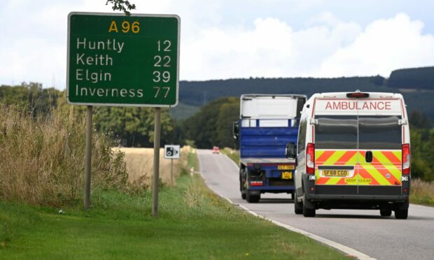 The dualling of the A96 was first promised in 2011. Image: Paul Glendell/DC Thomson.