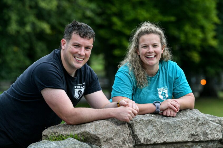 Sporty siblings Tom and Alice McAra, who have set up Rebel PT to offer fitness bootcamp classes across Aberdeen and Stonehaven.