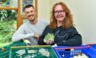 The complex will include a social enterprise selling organic produce and arts and crafts made by the students. Pictured are Ben Abel and Beki. Image: Darrell Benns/DC Thomson