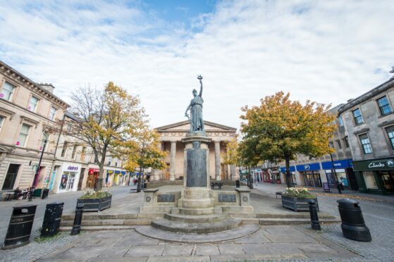 Moray Council could get the first slice of a £20m pot to regenerate Elgin in summer next year. Image: Jason Hedges/DC Thomson