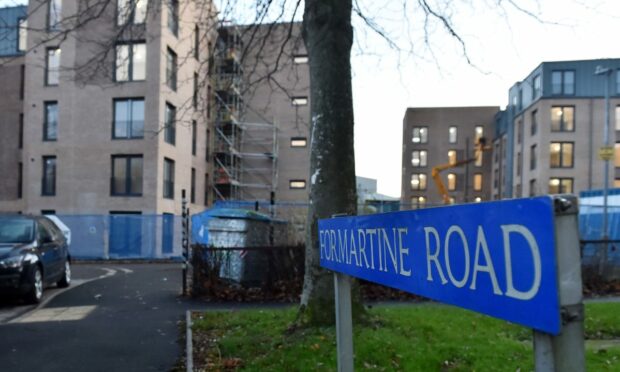 The raid took place at a flat on Formartine Road in Aberdeen.