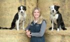 Sophie Forbes at home on the family farm with her collie dogs. Pictures by Sandy McCook/DC Thomson