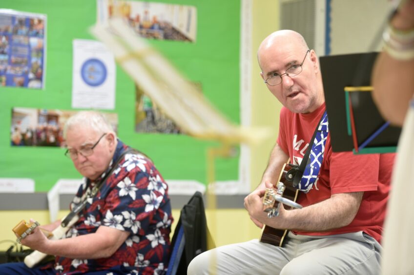 Oban music group leader Tam Ferris.