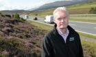 Neil Greig on the A9 at Drumochter.Image
Sandy McCook/DC Thomson