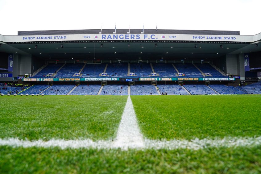 Ibrox Stadium.