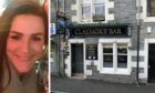 Samantha Hay assaulted a member of staff at the Claymore Bar. Images: Facebook/Google Street View