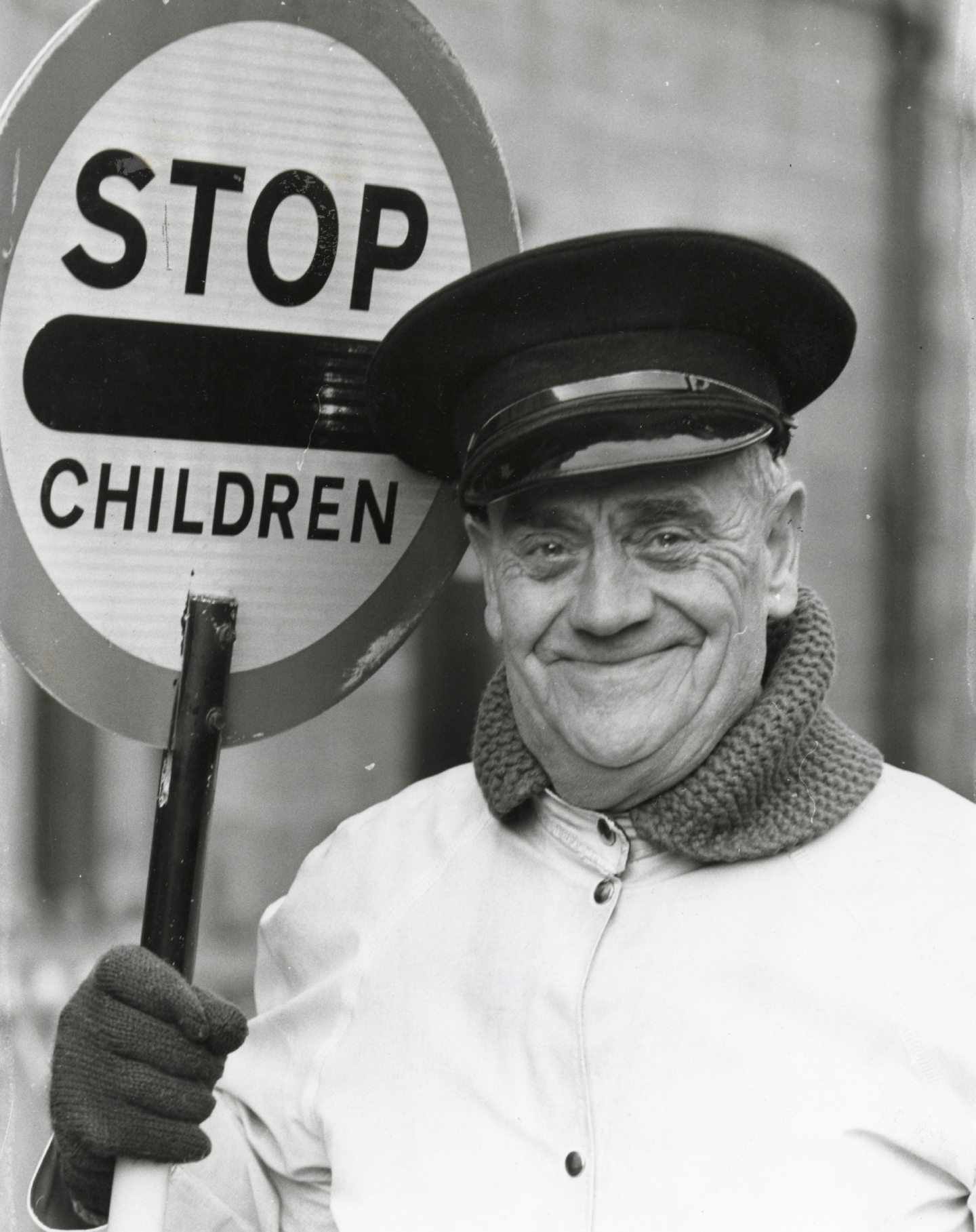 School lollipop patroller Leonard Still in 1982.