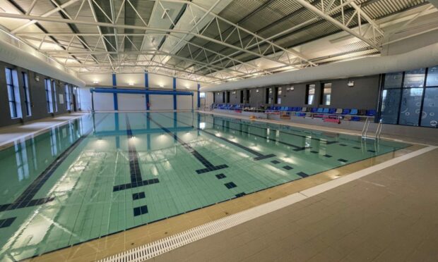 A dip in the pool will go down nicely. Image: Sport Aberdeen.