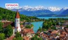 The historical town of Thun is a 30-minute drive from Bern in Switzerland (Image: Boris Stroujko/Shutterstock)