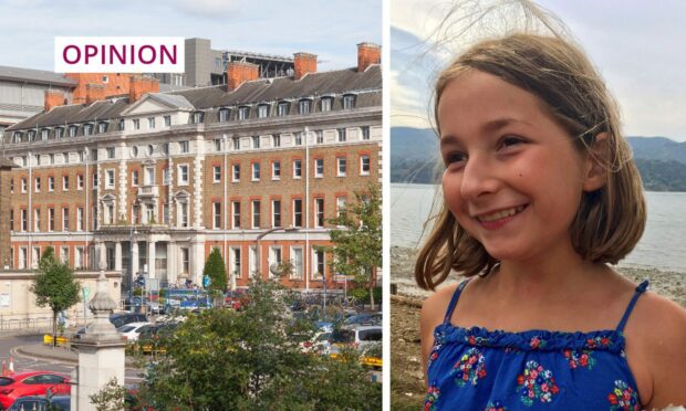 Martha Mills, who would now be 16, died at 13 after developing sepsis while under the care of King's College Hospital in London (Images: PA/Shutterstock)