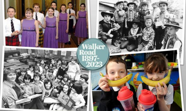 A selection of photos from Walker Road School over the years. Image: DC Thomson/Roddie Reid