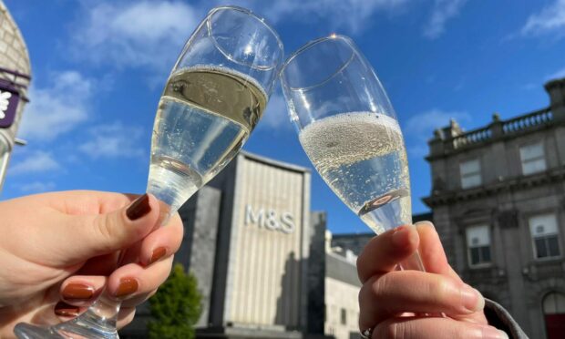 Will Marks and Spencer Aberdeen be toasting their success next week as they apply to serve alcohol in the St Nicholas Street store? Image: Ben Hendry/DC Thomson