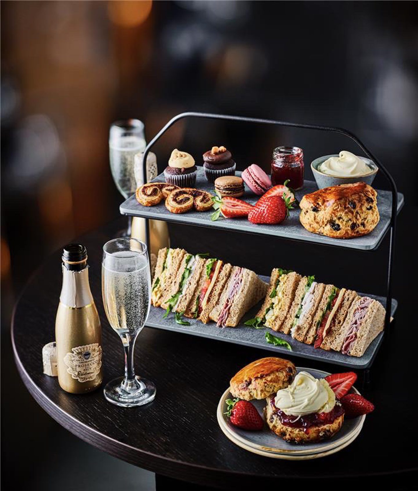 The sort of sumptuous afternoon tea customers could soon be enjoying with their Prosecco at the M&S cafe in Aberdeen.