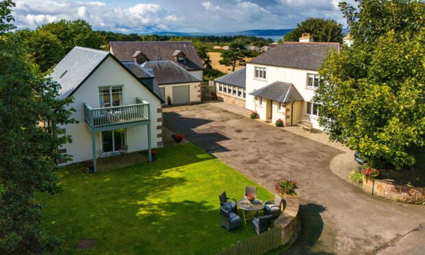 Sandown House in Nairn is on the market for offers over £825,000. Image: Graham + Sibbald.