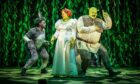The cast of Shrek the Musical, which is showing in Aberdeen