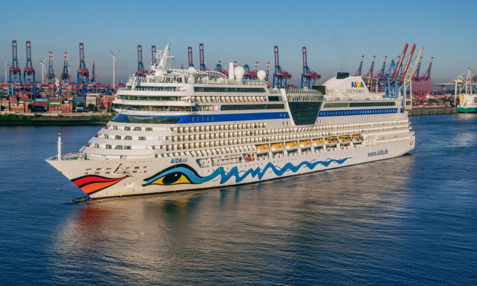 The AIDA cruise ship
