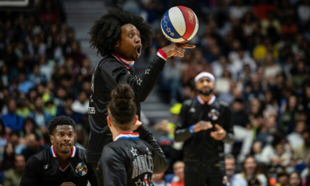 The Harlem Globetrotters, who will be heading for Aberdeen