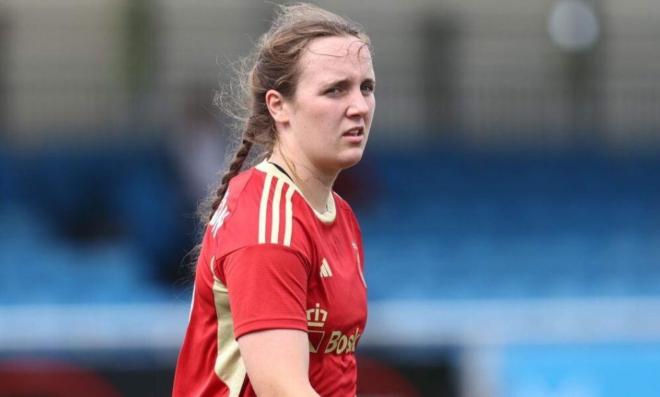 Aberdeen Women striker Bayley Hutchison.