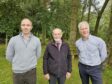 Three of the RNAS award winners from left Ben Lowe, Gordon Towns and Peter Cook.