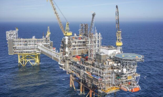 Harbour Energy's Judy platform in the UK North Sea.