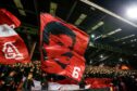 Aberdeen supporters ahead of the clash with HJK Helsinki. Will they be rewarded with a Euro win against PAOK on Thursday? Image: Shutterstock.