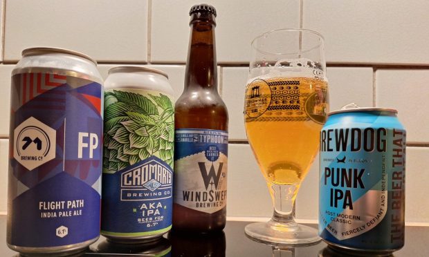I pitted these three Scottish IPAs versus the king. Who will win? Image: Kieran Beattie