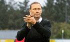 Inverness manager Duncan Ferguson applauds the supporters ahead of his home debut at manager against Partick Thistle last weekend. Image: Craig Brown/SNS Group