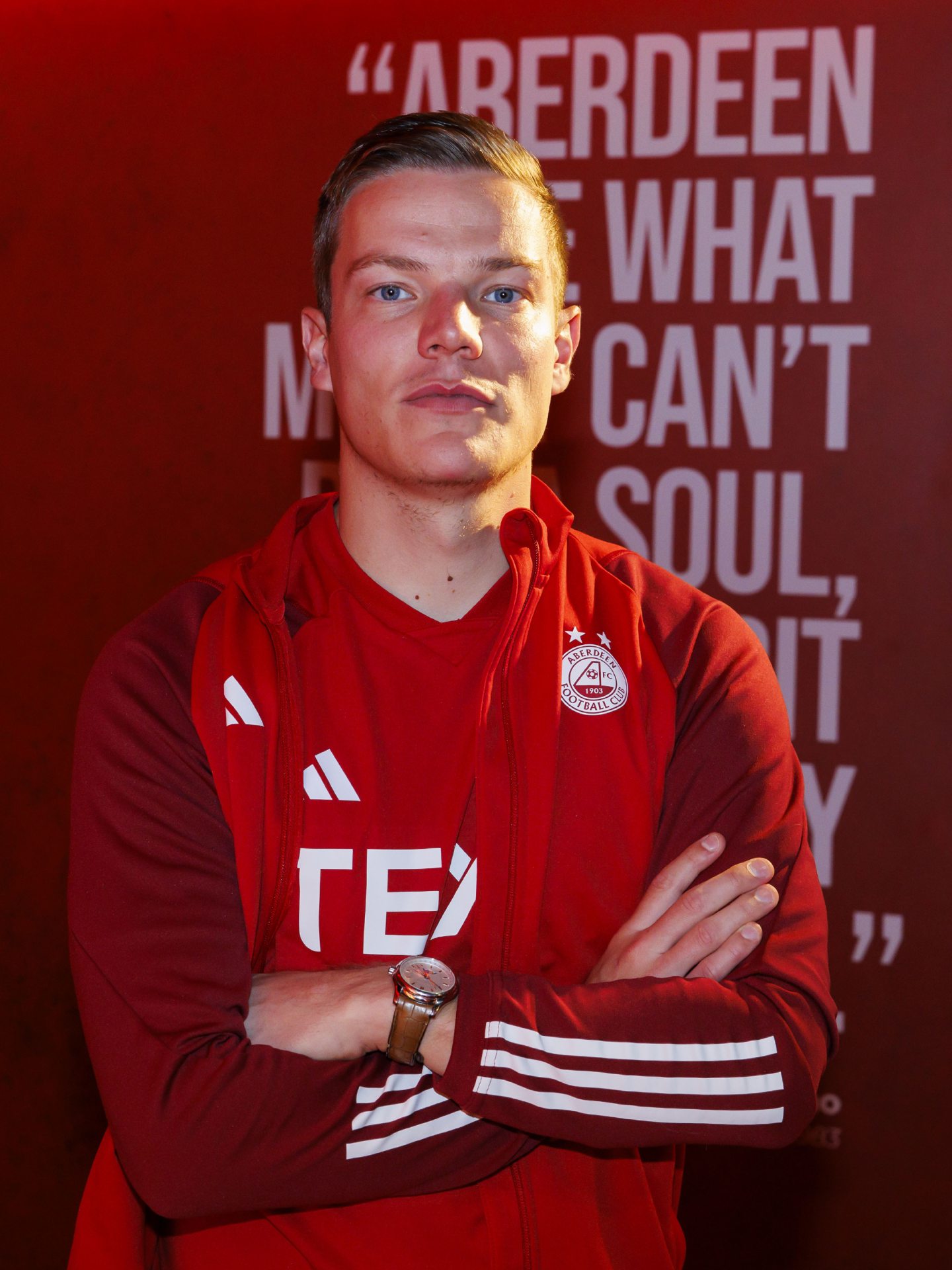 Aberdeen defender Stefan Gartenmann pictured at Pittodrie. Image: SNS 