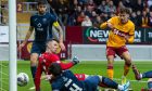 Motherwell's Max Ross scores to make it 3-3 against Ross County.