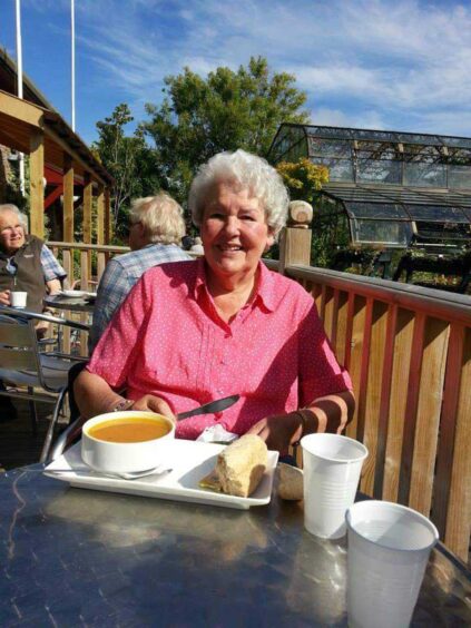 Pamela Robinson who died during Covid in Inverness. 
