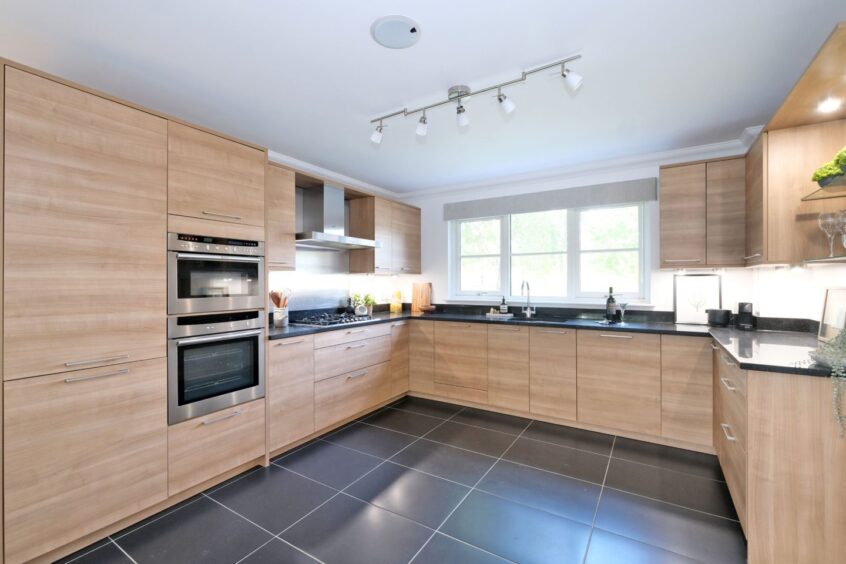 Large kitchen inside the house for sale in Inverurie.
