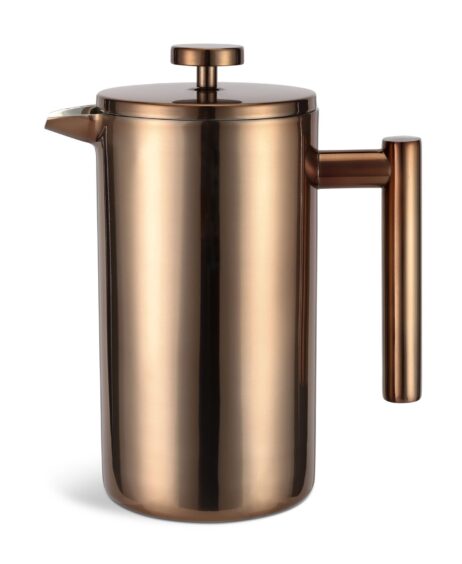 Copper cafetiere, ideal to bring a touch of autumn into your decor.