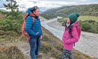 Gayle Ritchie chats to rewilding guide Stef Lauer in Glen Feshie.