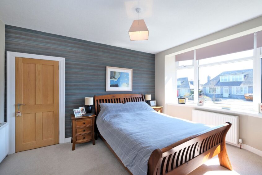 One of the bedrooms in the house for sale in Aberdeen