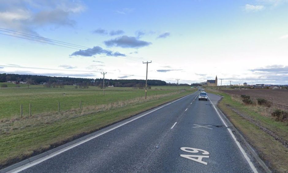 Emergency services are currently dealing with a crash on the A9, north of Alness.