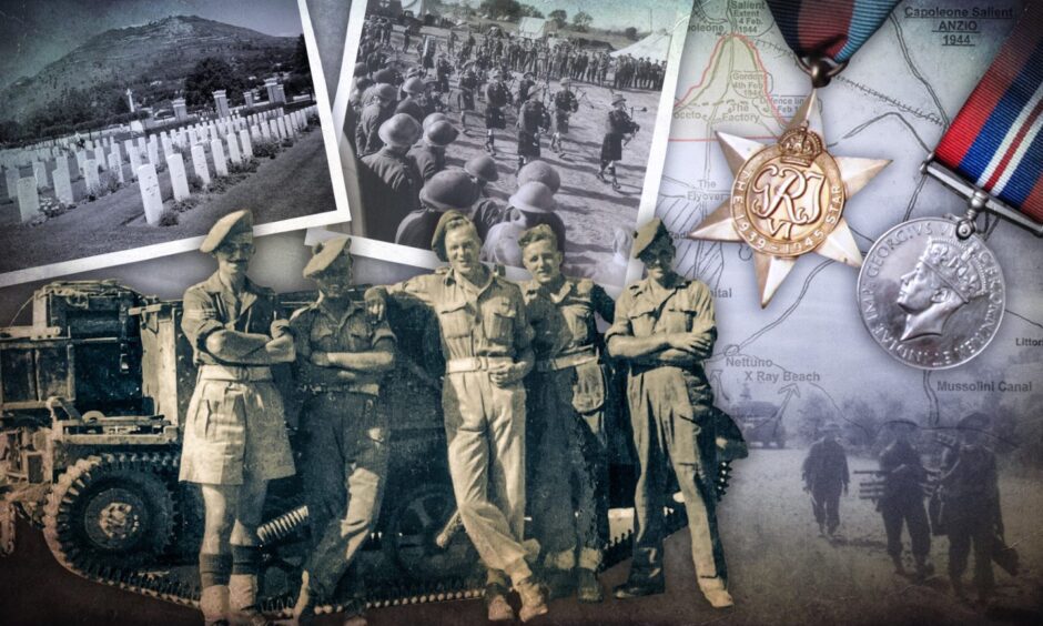 The Gordon Highlanders played a pivotal role at Anzio and Monte Cassino in Italy in 1943 and 1944. Image: Stewart Mitchell/DCT Design Team