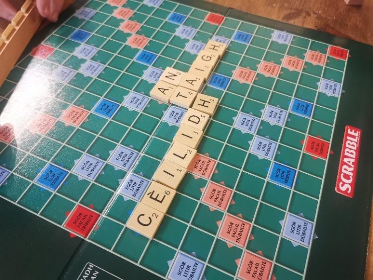 You can now play Scrabble in Gaelic. Image: An Taigh Cèilidh