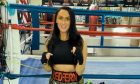 Highlands female boxer Lorna Redfern outside the ring