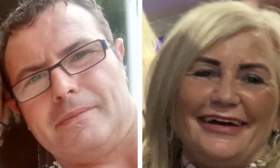 Images of Christopher Cook and his partner Jacqueline Kerr, who he murdered in her home in Aberdeen.