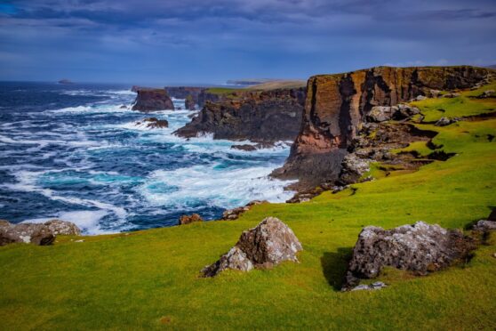 Shetland coastline