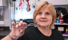 Angela Birnie has worked at Al's Barbers for 40 years in Ellon. Image: Darrell Benns/DC Thomson