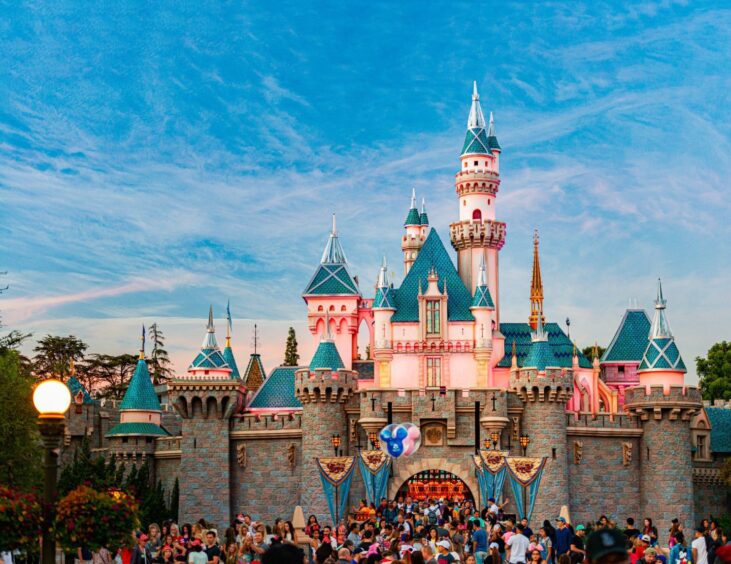 Stock image of Disneyland. 