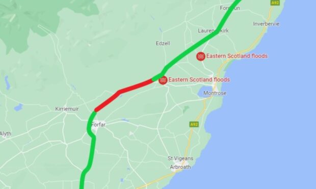 A90 between Forfar and Brechin reopens