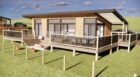 An artist impression of one of the proposed holiday chalets near Huntly. Image: John Wink Design