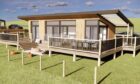 An artist impression of one of the proposed holiday chalets near Huntly. Image: John Wink Design