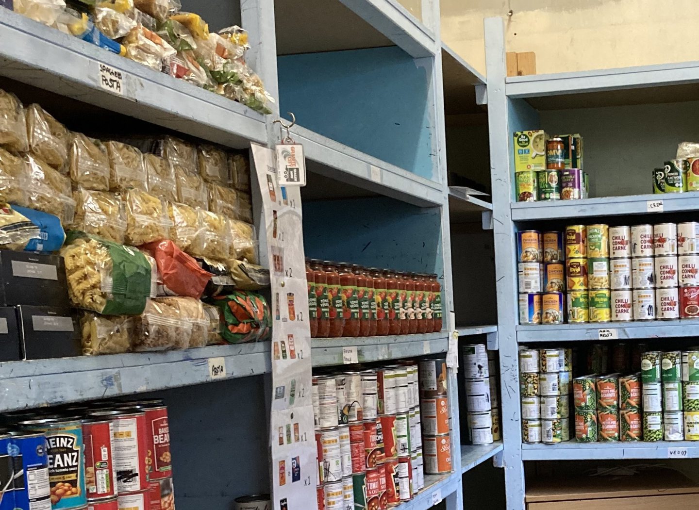 Instant Neighbour's foodbank.