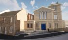 Drawing impression of potential changes to Elgin Museum as part of major project.