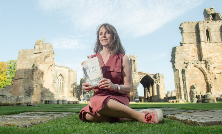 Author S G Maclean in Elgin promoting her latest release, The Winter List. Image: Jason Hedges/DC Thomson.